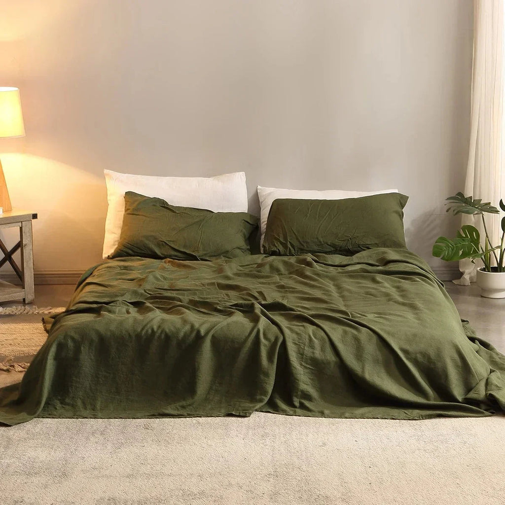 Torbosa Linen Bedding Set