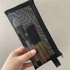Transparent Mesh Storage Bags with Zipper for Travel and Everyday Organization, view 10