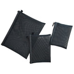 Transparent Mesh Storage Bags with Zipper for Travel and Everyday Organization, view 13