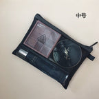 Transparent Mesh Storage Bags with Zipper for Travel and Everyday Organization, view 8