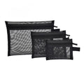 Transparent Mesh Storage Bags with Zipper for Travel and Everyday Organization, view 9