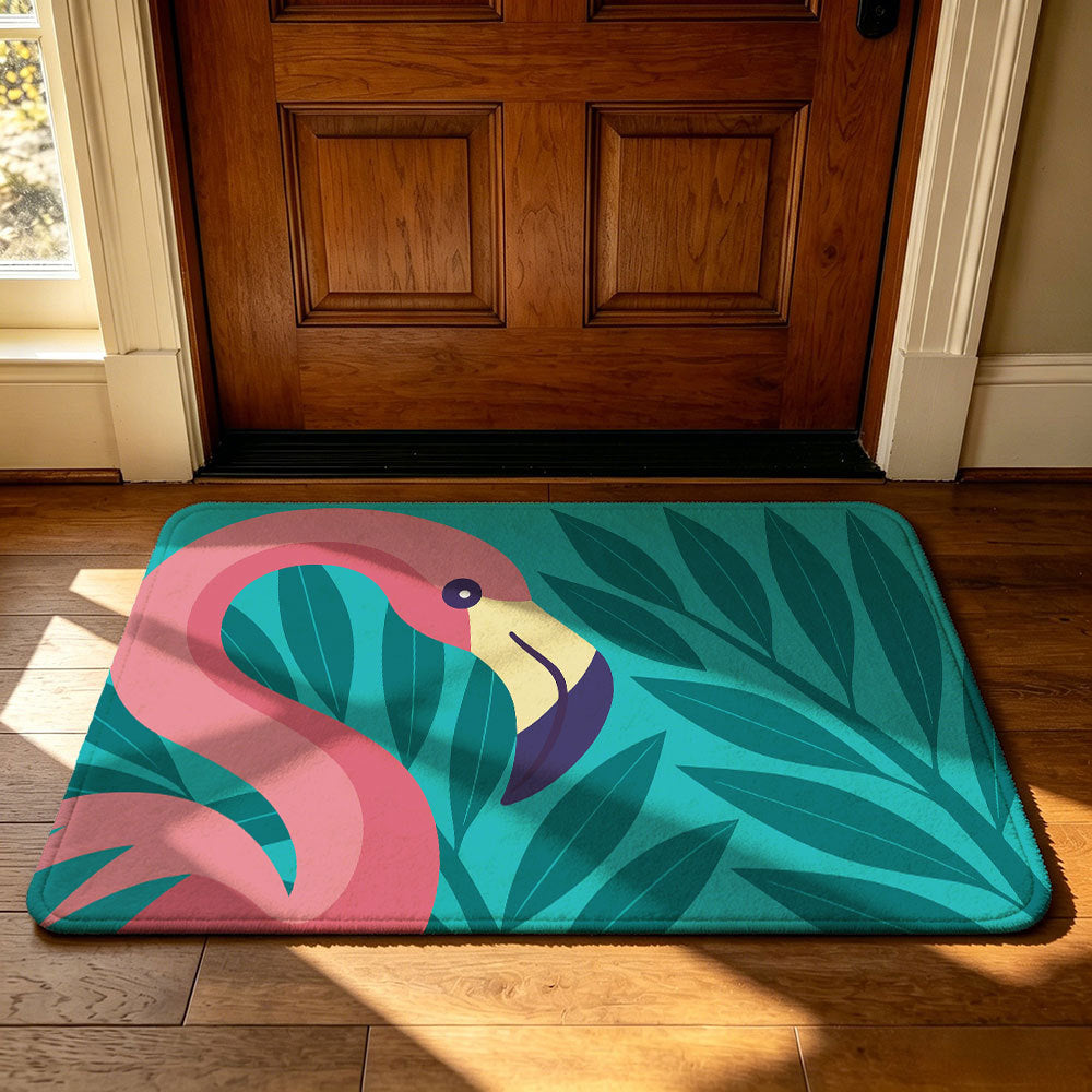 Tropical-Themed Decorative Doormat | Thrascher