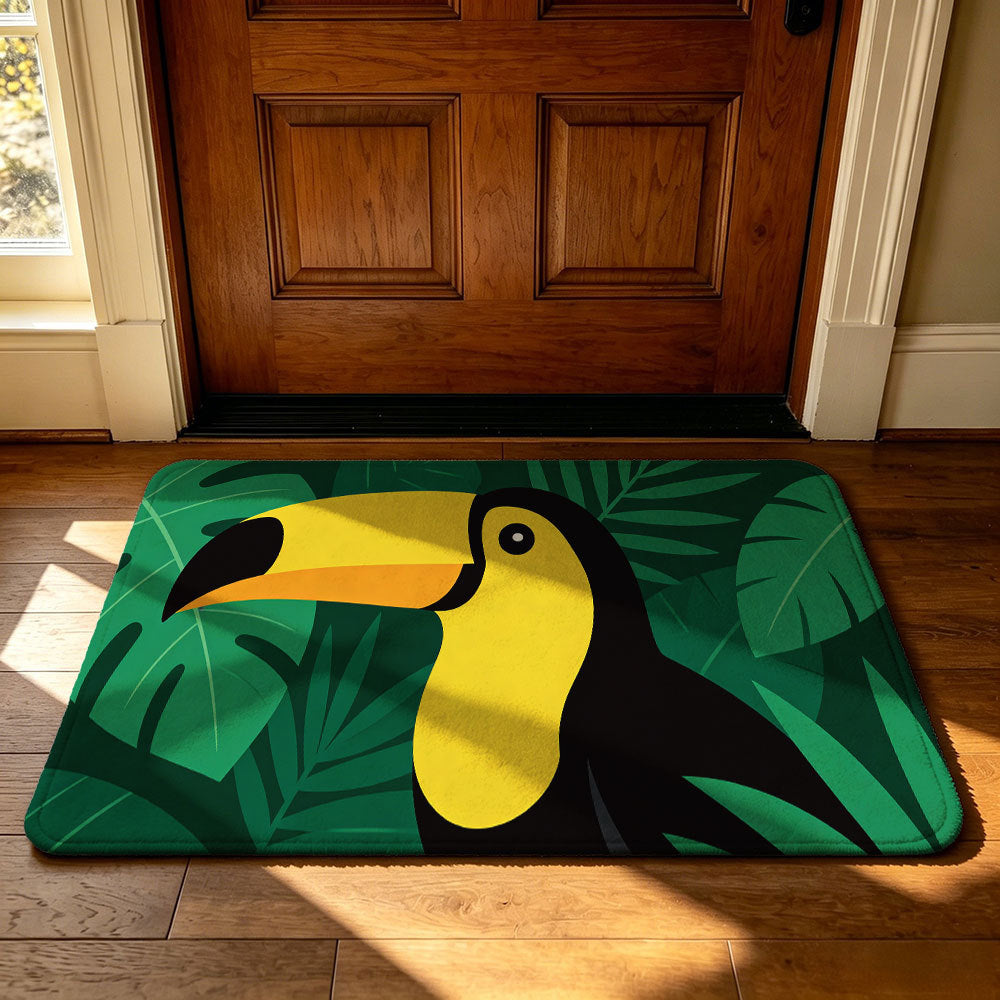Tropical-Themed Decorative Doormat | Thrascher