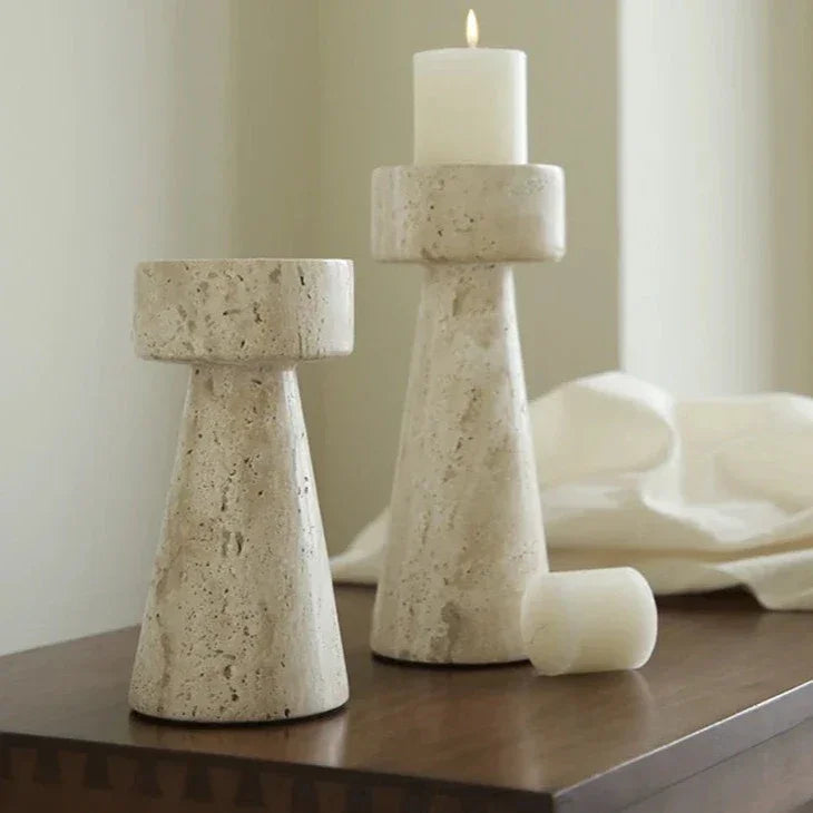 Ulfia Stone Candle Holder