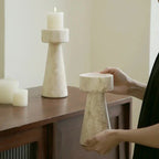 Ulfia Stone Candle Holder