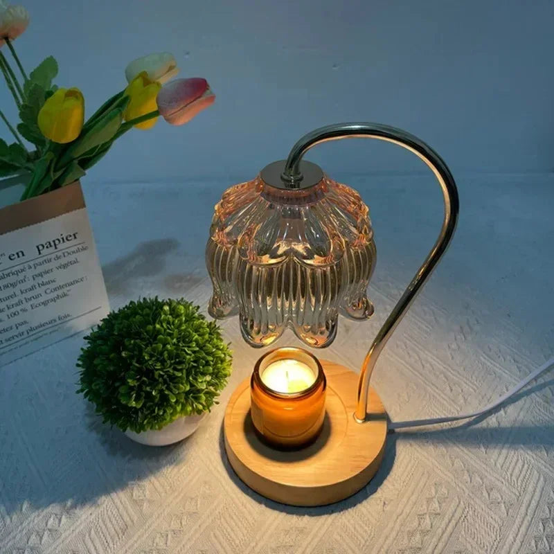 Ulndira Glass Candle Warmer Lamp