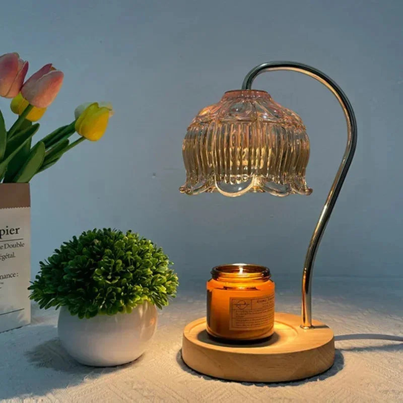 Ulndira Glass Candle Warmer Lamp