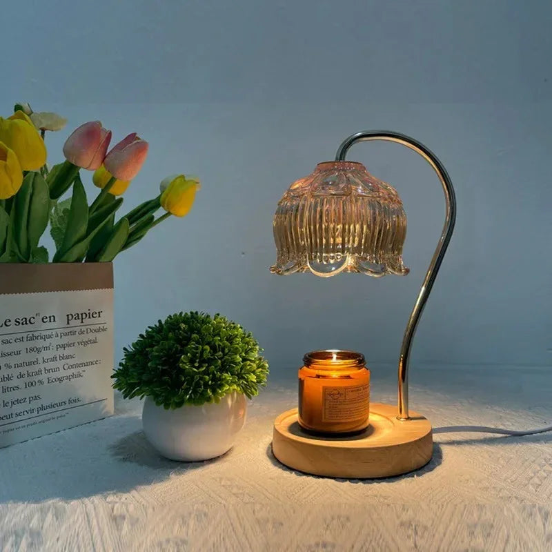 Ulndira Glass Candle Warmer Lamp