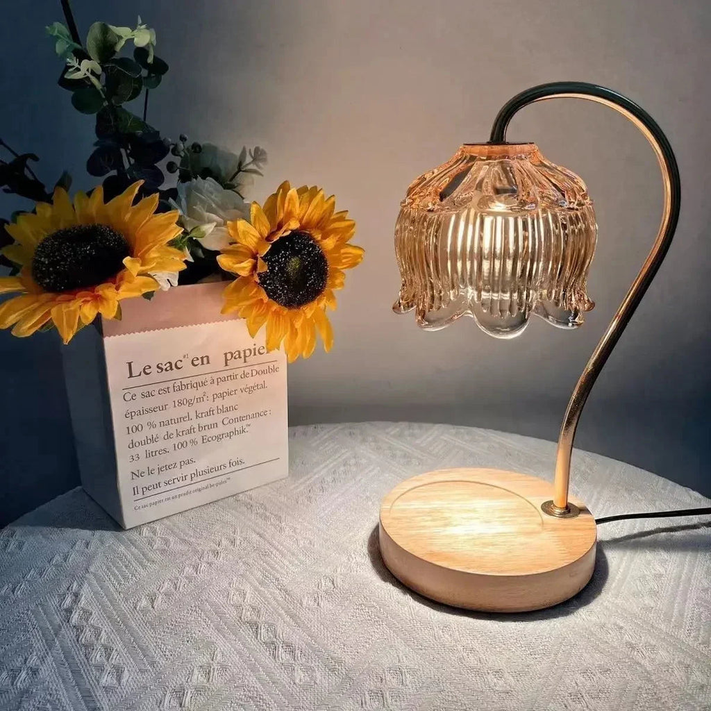 Ulndira Glass Candle Warmer Lamp