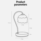 Ulndira Glass Candle Warmer Lamp
