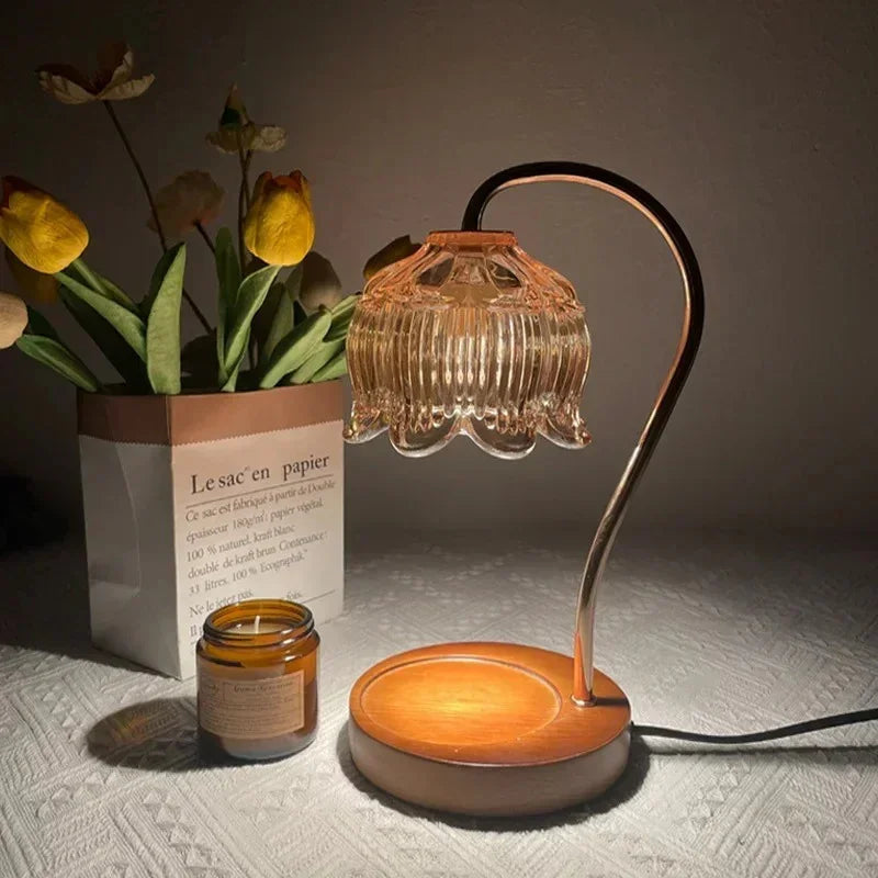 Ulndira Glass Candle Warmer Lamp