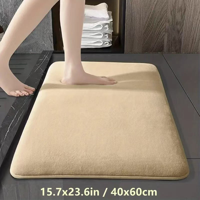 Ultra-Soft Memory Foam Bath Mat with Non-Slip Backing, Machine Washable, view 3
