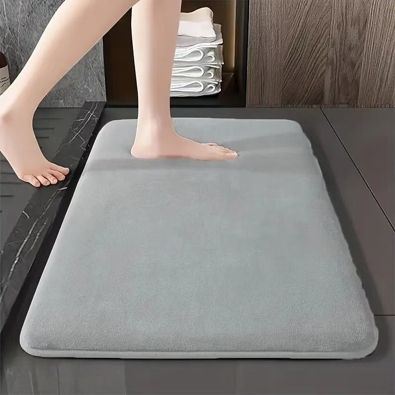 Ultra-Soft Memory Foam Bath Mat with Non-Slip Backing, Machine Washable