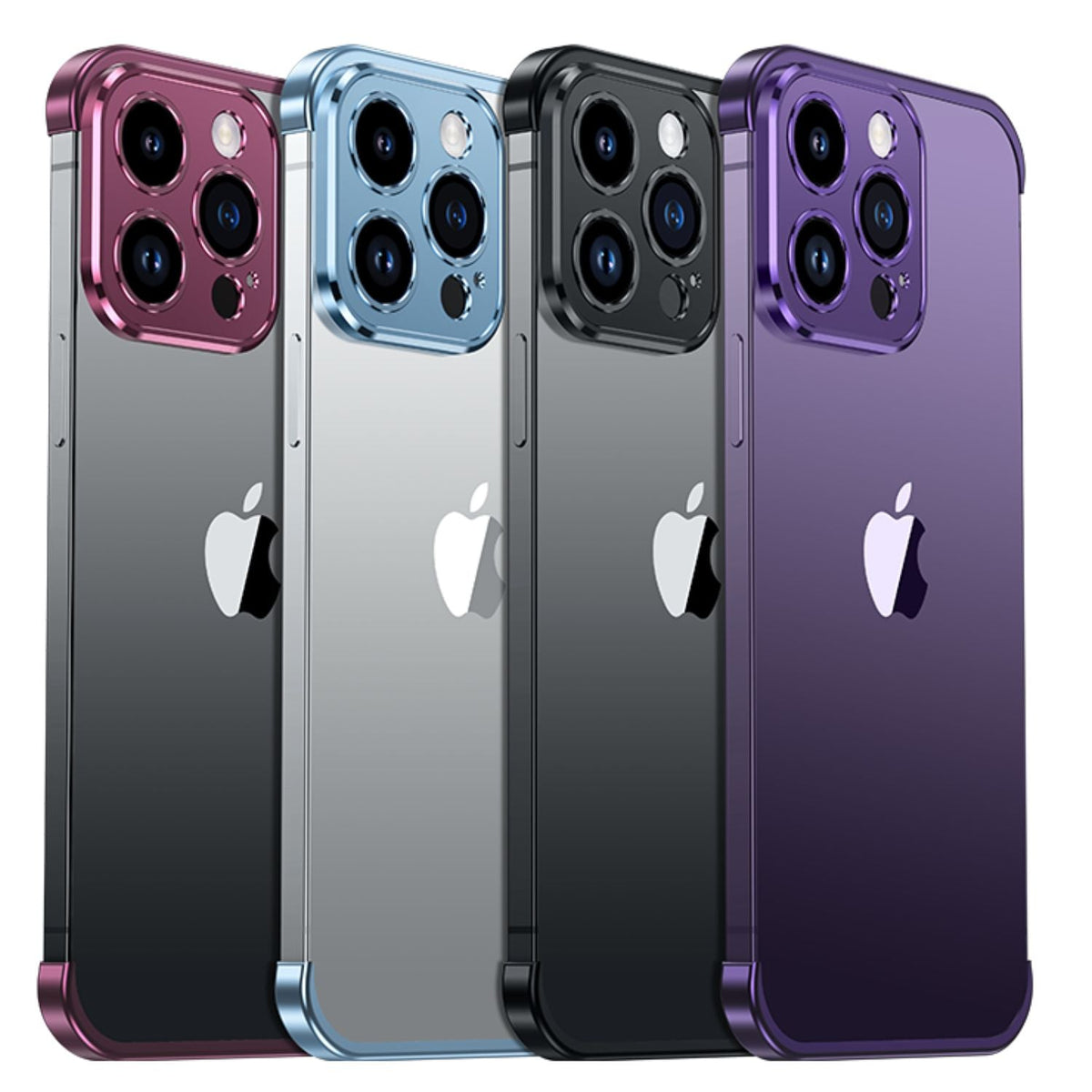 Ultra-Thin Slim Metal Phone Case for iPhone and Android Models