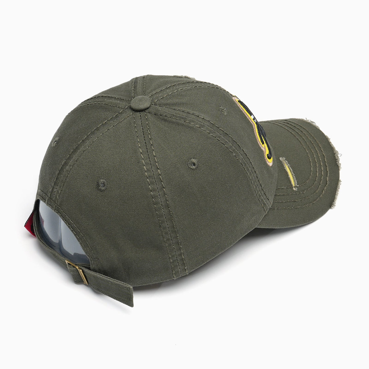 Unisex Embroidered Baseball Cap with Adjustable Strap and Ventilation Holes, view 9