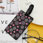 Unisex Geometric Plastic Luggage Tag with Attachment Loop and Info Field, view 25
