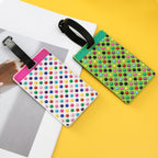 Unisex Geometric Plastic Luggage Tag with Attachment Loop and Info Field, view 8