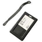 Unisex Geometric Plastic Luggage Tag with Attachment Loop and Info Field, view 9