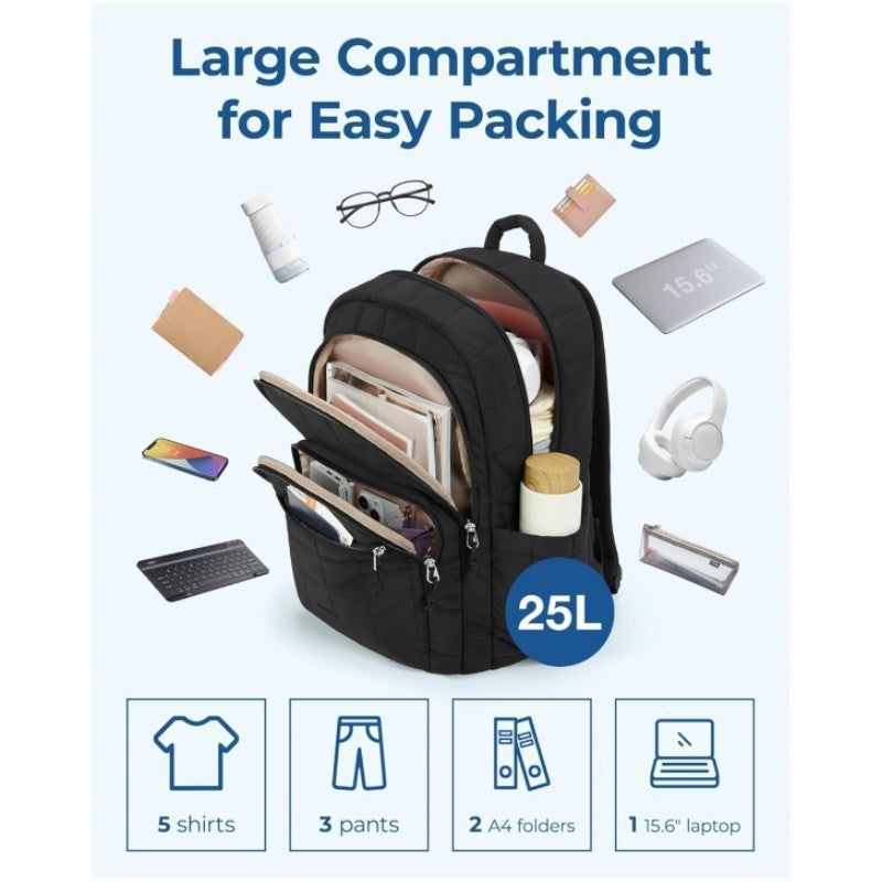 Unisex Spacious Backpack with Insulated Compartments and Ergonomic Straps, view 2