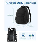Unisex Spacious Backpack with Insulated Compartments and Ergonomic Straps, view 4