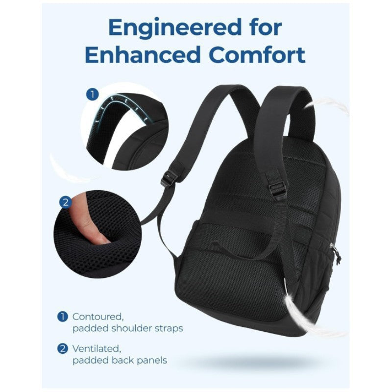 Unisex Spacious Backpack with Insulated Compartments and Ergonomic Straps, view 5