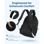 Unisex Spacious Backpack with Insulated Compartments and Ergonomic Straps, view 5