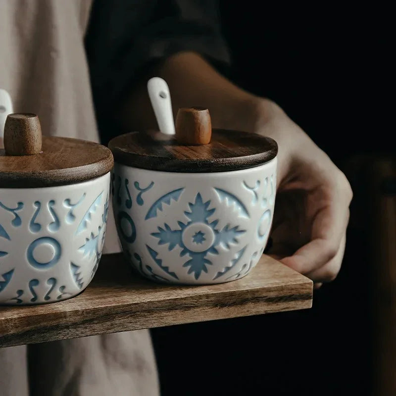 Urndunda Ceramic Seasoning Jar Set