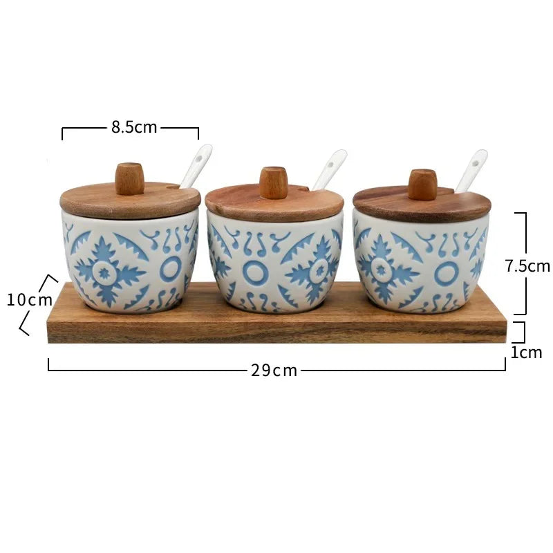 Urndunda Ceramic Seasoning Jar Set