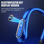 USB Rechargeable 5-Speed Adjustable Bladeless Neck Fan with Digital Display, view 11