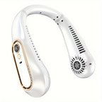 USB Rechargeable 5-Speed Adjustable Bladeless Neck Fan with Digital Display, view 15