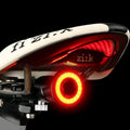 USB Rechargeable Bike Tail Light with Brake Sensor, 6061 Aluminum