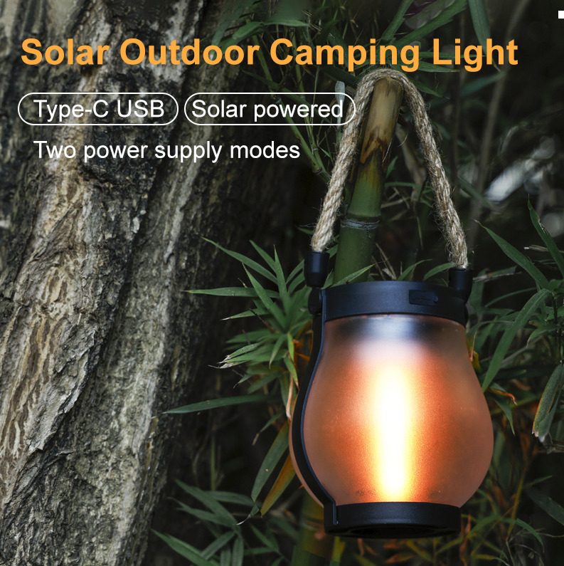 USB Type-C Rechargeable Rope Lantern, 12 cm Diameter, 13 cm Height, view 6