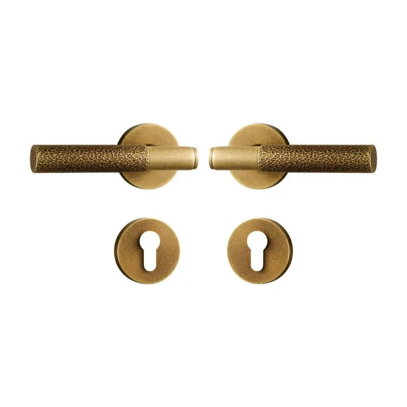 Valteda Brass Door Lock Set