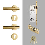 Valteda Brass Door Lock Set