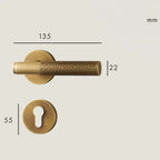 Valteda Brass Door Lock Set