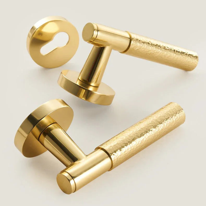 Valteda Brass Door Lock Set