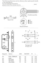 Valteda Brass Door Lock Set