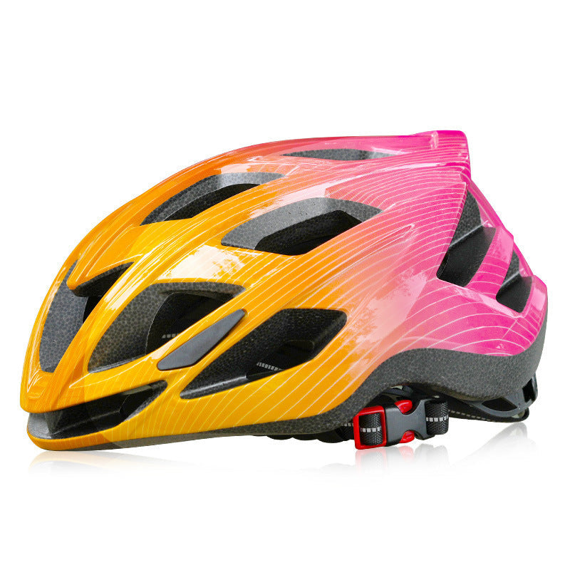 Ventilated Road Cycling Helmet, Polycarbonate/EPS, Adjustable Fit, view 8