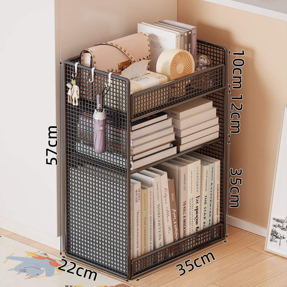 Versatile Mesh Storage Rack | Thrascher