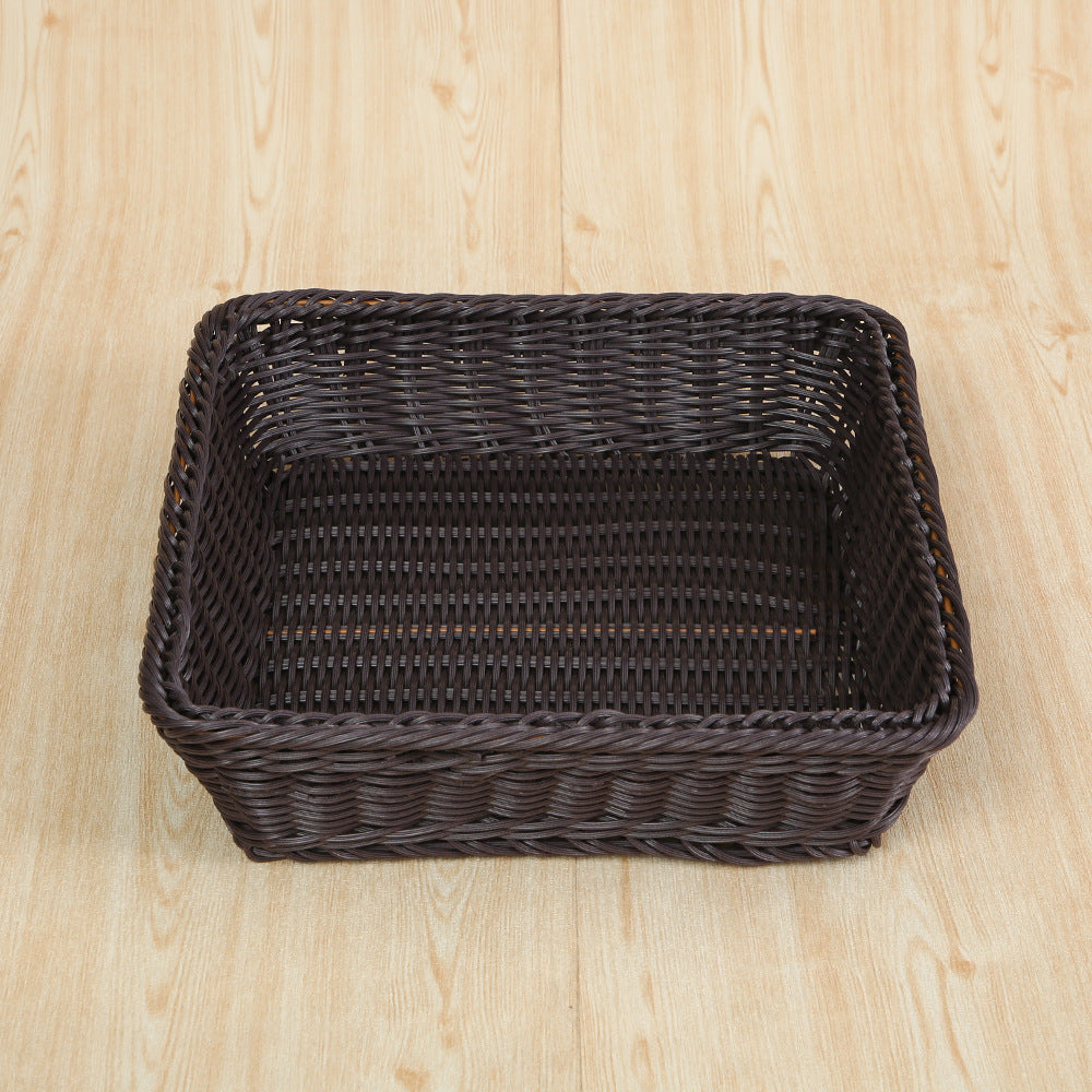 Versatile Rectangular Woven Storage Basket | Thrascher