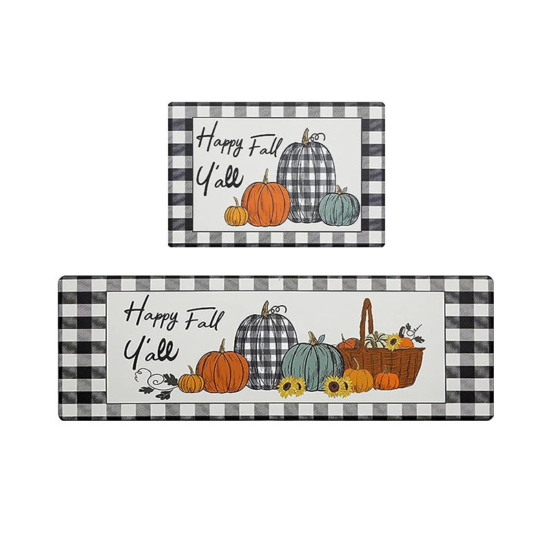 Vintage Farmer's Market-Themed Floor Mat | Thrascher