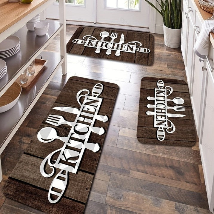 Vintage Farmer's Market-Themed Floor Mat | Thrascher
