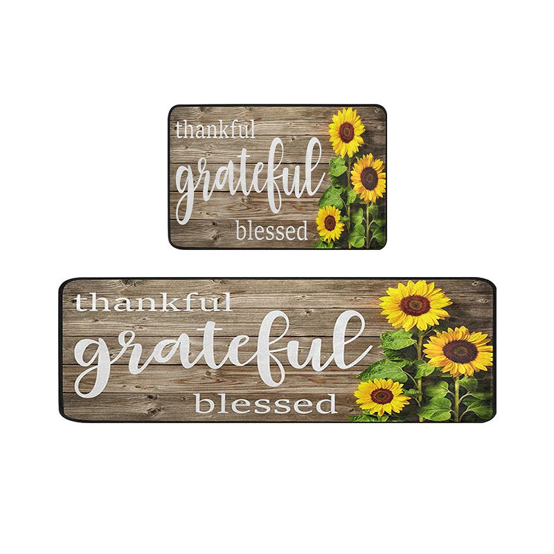 Vintage Farmer's Market-Themed Floor Mat | Thrascher