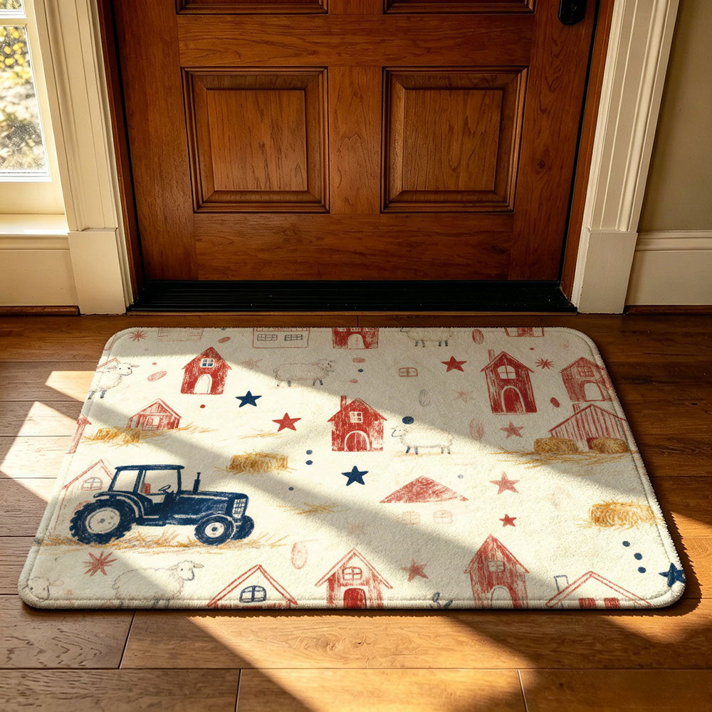 Vintage Farmhouse Welcome Mat | Thrascher