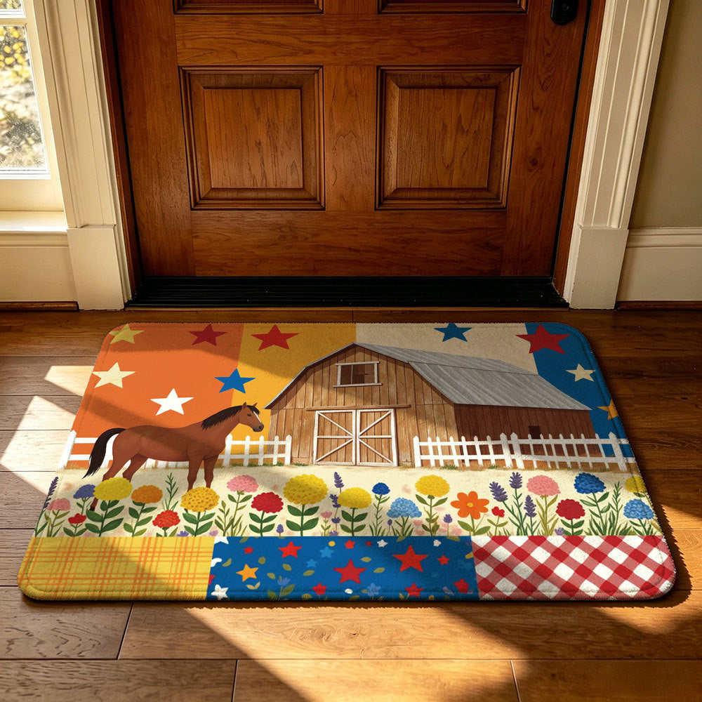 Vintage Farmhouse Welcome Mat | Thrascher