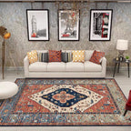 Vintage-Inspired Geometric Area Rug | Thrascher