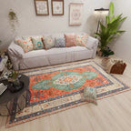 Vintage-Inspired Geometric Area Rug | Thrascher