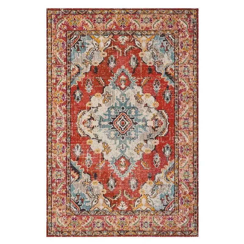 Vintage-Inspired Geometric Area Rug | Thrascher