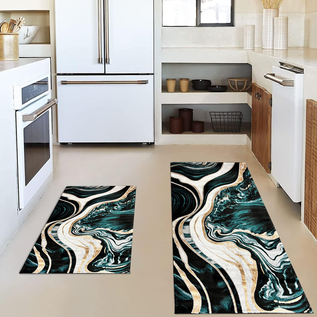 Vintage-Inspired Kitchen Mat Set | Thrascher