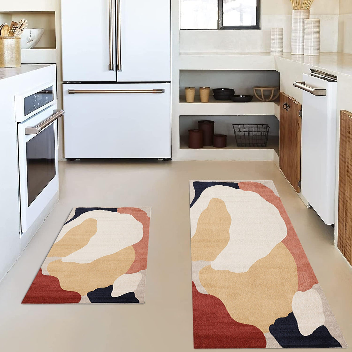 Vintage-Inspired Kitchen Mat Set | Thrascher